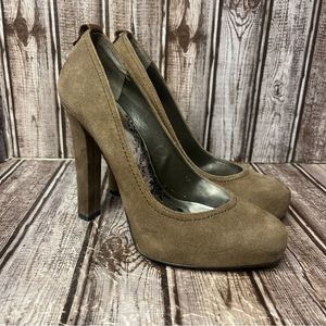 Dolce Vita Suede Heels Grey/Brown High Heels Pumps Women’s Size 7